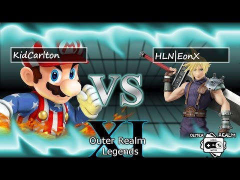 ORLXI - KidCarlton (Mario) vs. HLN EonX (Cloud) - WR1 - Smash 4 - Wii U