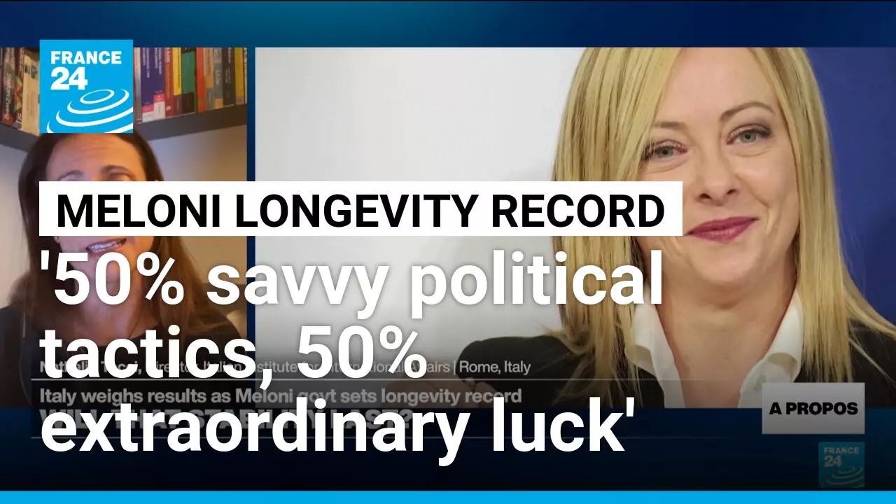'50% savvy political tactics, 50% extraordinarily good luck' - the formula to Meloni's success?