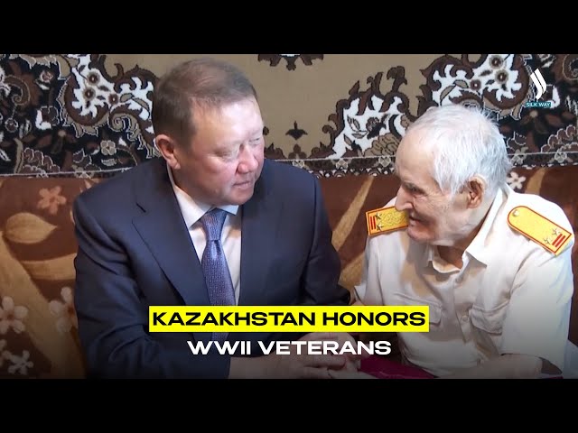 Kazakhstan honors WWII veterans