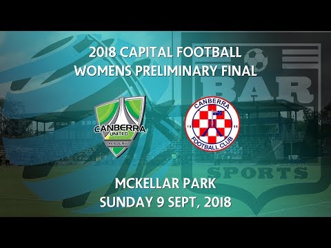 2018 Capital Football Womens NPL - Preliminary Final - Canberra United Academy v Canberra FC