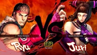 cHukAs360 (Ryu) Vs. Drianel (Juri) SSF4 AE 2012