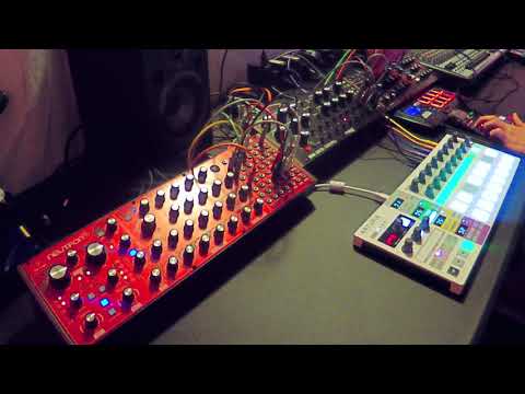 DFAM Neutron ModelD PO-12 MPX8 - Live Electronic Music Jam - 2018-12-06