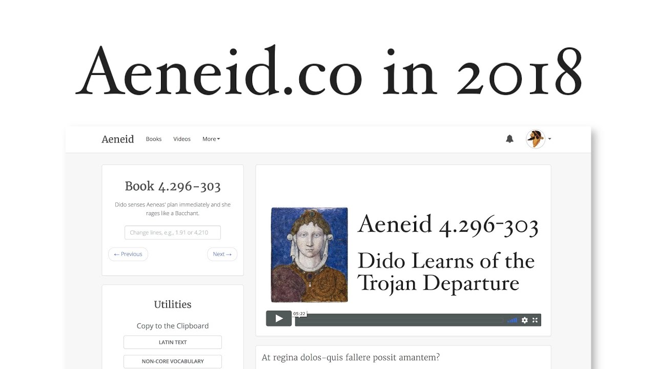 Aeneid.co in 2018