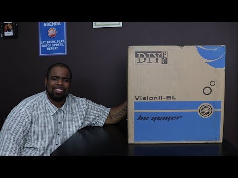 DIYPC - Vision II BL Mid Tower Case Unboxing