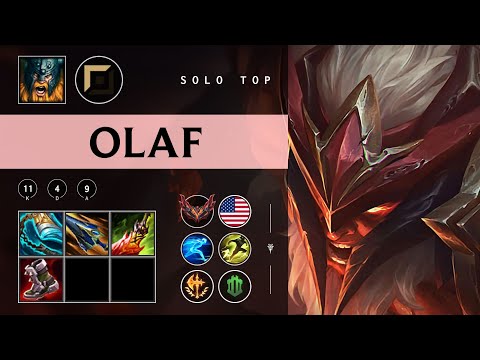 Olaf Top vs Gangplank - NA Grandmaster Patch 25.24