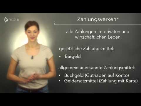 The basics of payment transactions | Knowledge for vocational training | Prozubi.de