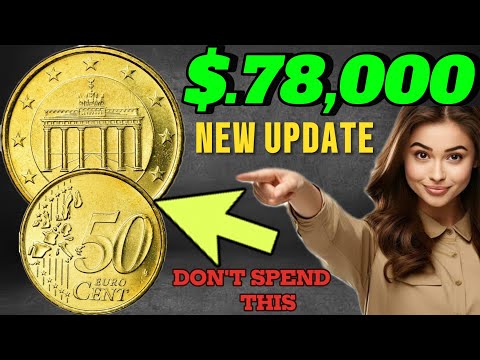 Germany 50 Euro Cent 2002 coins Worth a lot of money! Coin Worth Money to look for!