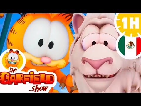 🦁 ¡Garfield y la reina león! 🦁 - ¡Feliz día del león!