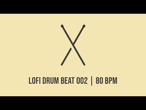 Lofi Hip Hop Beat Loop 002 (DRUMS ONLY) | 80 BPM | Royalty Free #Lofi