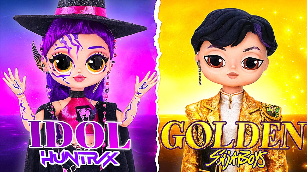 K-Pop Demon Hunters: What If Huntrix & Saja Boys Swapped Outfits? 18 DIY for L.O.L. Dolls