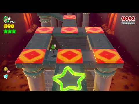 Super Mario 3D World (Switch) 7-3 Itemless Speedrun - Time: 28 (Former WR)