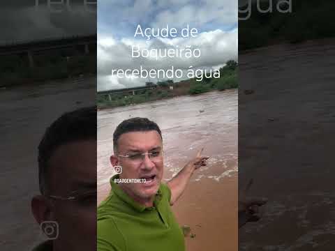 AÇUDE DE BOQUEIRÃO RECEBE ÁGUA DO RIO PARAÍBA E RIO TAPEROÁ