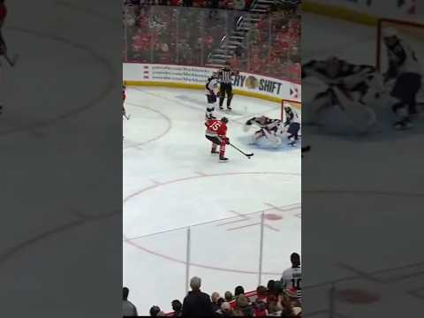 Elvis Merzlikins and Craig Smith #chicagoblackhawks #columbusbluejackets #funny