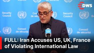 FULL BRIEFING: Iran's UN Amb. Iravani Accuses US, UK & France of Violating International Law | AC1E