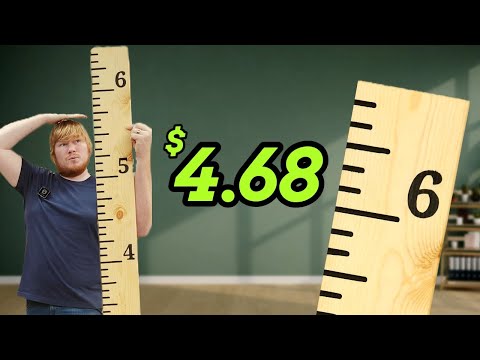 DIY Growth Chart Ruler