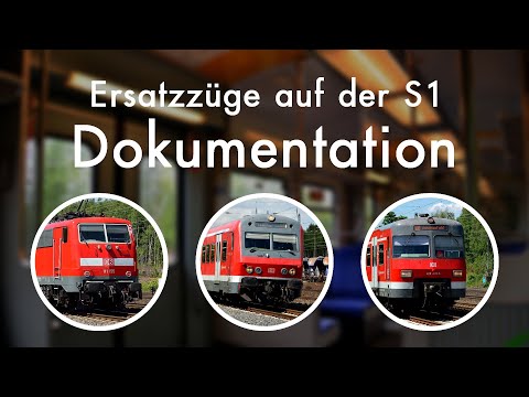 Dokumentation: x-Wagen, BR111, BR143, BR420 - Ersatzverkehr auf der S1