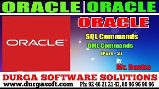 Oracle Tutorial || Oracle|Sql commands DML Commands Part - 2 by basha