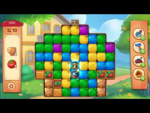 Farmscapes Level 1280 - NO BOOSTERS 🌻🚜🐔 | SKILLGAMING ✔️