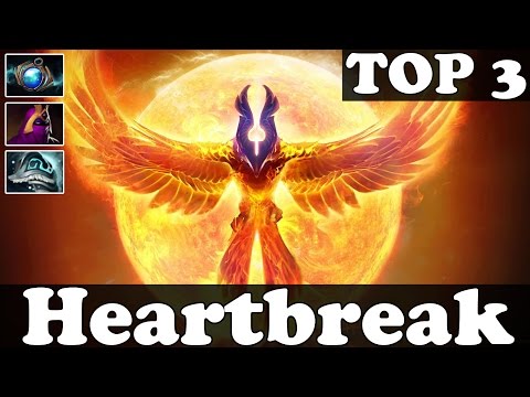 Dota 2 - Heartbreak TOP 3 in Dotabuff Phoenix vol 37 - Pub Match Gameplay