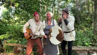 Flickan gick till källan med Grågylling