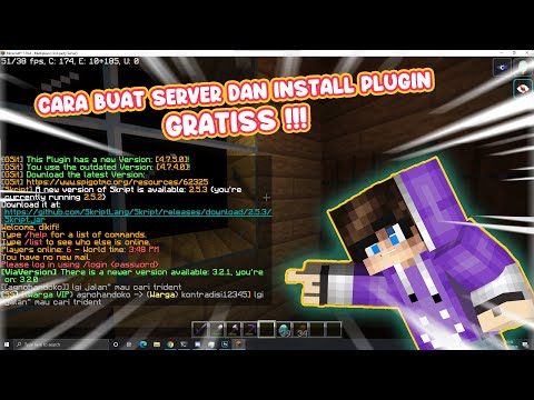 How to Install Your Own Minecraft Server Plugin and Aternos, FREE !!  |  A Little Minecraft Tutorial