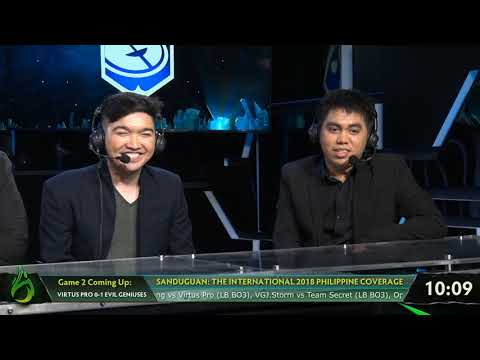 Evil Geniuses vs Virtus Pro Game 2 - Sanduguan - TI8 Main Event Day 4 #LAKADMATATAG