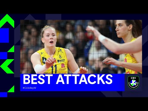 Top Successful Attacks from the Women's CEV Champions League Volley - Leg 3