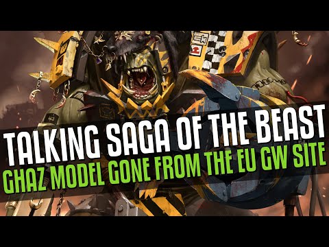 Talking Saga of the Beast! Ghazghkull Model is gone from the EU GW sites