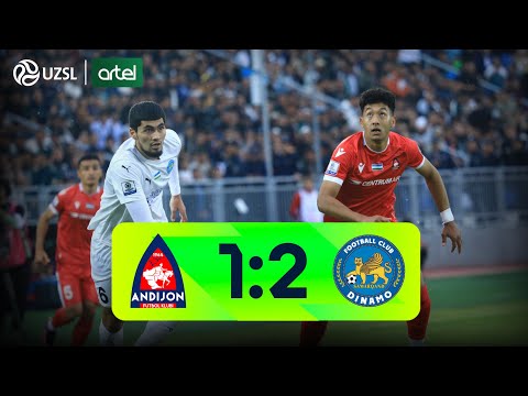 Superliga 6-tur. Andijon - Dinamo bahsida kiritilgan gollar va xavfli vaziyatlar (Highlights)