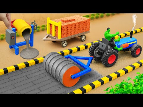 DIY Modern Road Roller Repairs Train Track Damage | Smart Construction Project