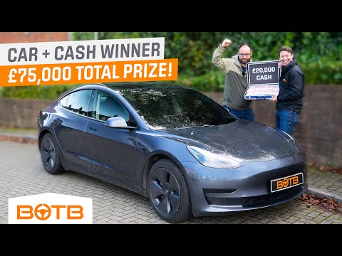 A HAT TRICK OF WINS! Rikki Tronson wins A NEW TESLA | BOTB
