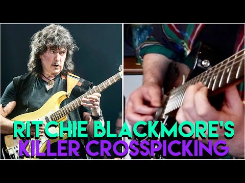 Ritchie Blackmore's Man on the Silver Mountain Arpeggios with Ben Eller | Crosspicking 101!