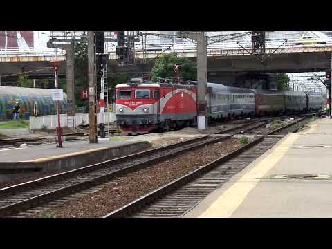 CFR 477 268-3 vor IR 347  "Dacia"  Einfahrt București  Nord