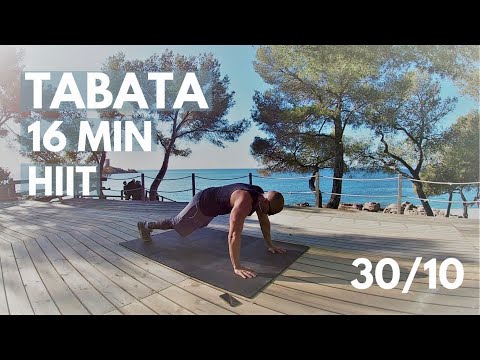 Tabata full body workout 16 min / 30/10 / Interval training motivation music