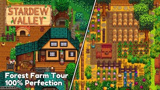 Stardew Valley - Forest Farm Tour (100% Perfection, No Mods, 1.6)