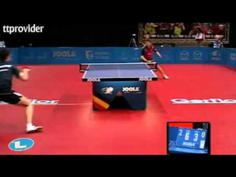 Europe Top 12 2011  Kalinikos Kreanga VS Dimitrij Ovtcharov