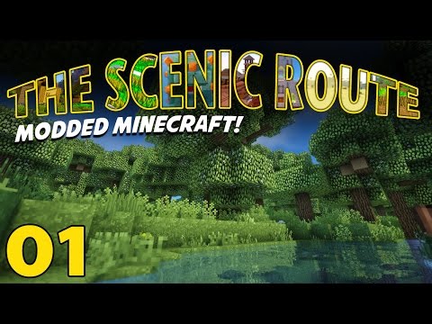 The Scenic Route (modded Minecraft 1.10.2) Let's Play Episode 01