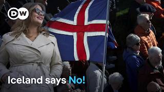 Iceland votes against restarting EU membership talks in 52% referendum