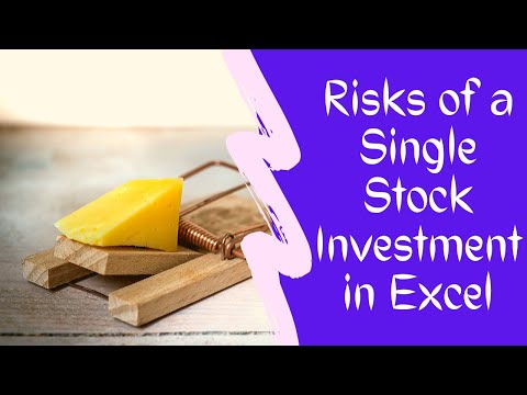 Easily Calculate Risks Associated with a Single Stock Investment in Excel