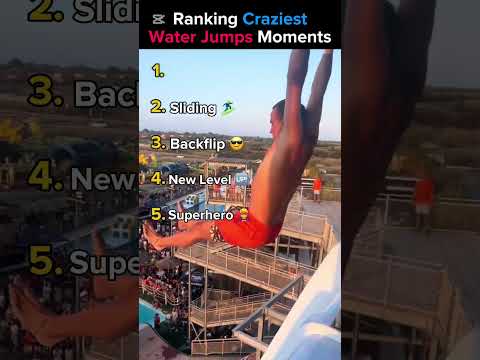 Summer Time ☀️ #ranking #viral #waterslide #funny #shortviral #waterfall #water #usa #crazy #jump