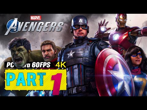 MARVEL'S AVENGERS Gameplay Walkthrough Part 1 [4K - Pc Ultra]  FULL GAME