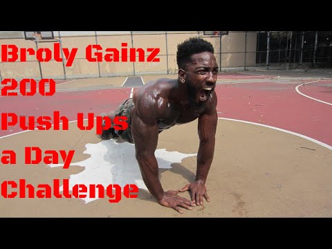 200 PUSH UPS A DAY FOR 30 DAYS CHALLENGE (Diamond Push Ups) Broly Gainz | Thats Good Money