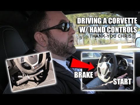 CORVETTE TEST DRIVE WITH HAND CONTROLS & A SPECIAL MESSAGE