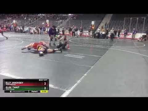 144 Lbs Champ. Round 1 - Elise Twait, Team Idaho Vs Elly Janovsky, Team Indiana Eafd