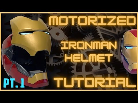 How To Motorize an Iron Man Helmet | PART 1 | Hinge System Install