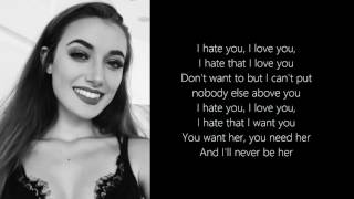 I hate you I love you - Gnash ft  Olivia O&#39;brien ( Lyrics &amp; Pictures )