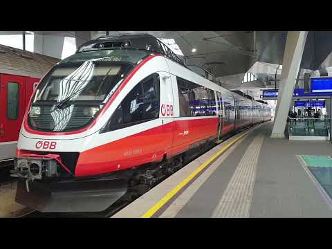 Abfahrt S-Bahn Wien S60 Bruck/Leitha - Wr. Neustadt Hbf über Ebenfurth (23.09.2023)