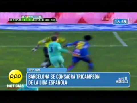 Liga de España 2010/2011 - Barcelona 1 - 1 Levante