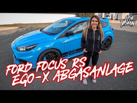 Ford Focus RS | MK3 | Einbau EGO-X Abgasanlage | Lisa Yasmin