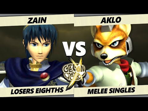 GOML X TOP 8 - Zain (Marth) Vs. Aklo (Fox) Smash Melee - SSBM